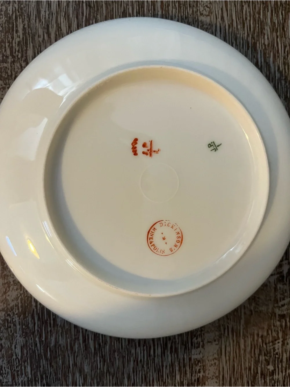 Antique Jean Pouyat Limoges Gold Chintz 6